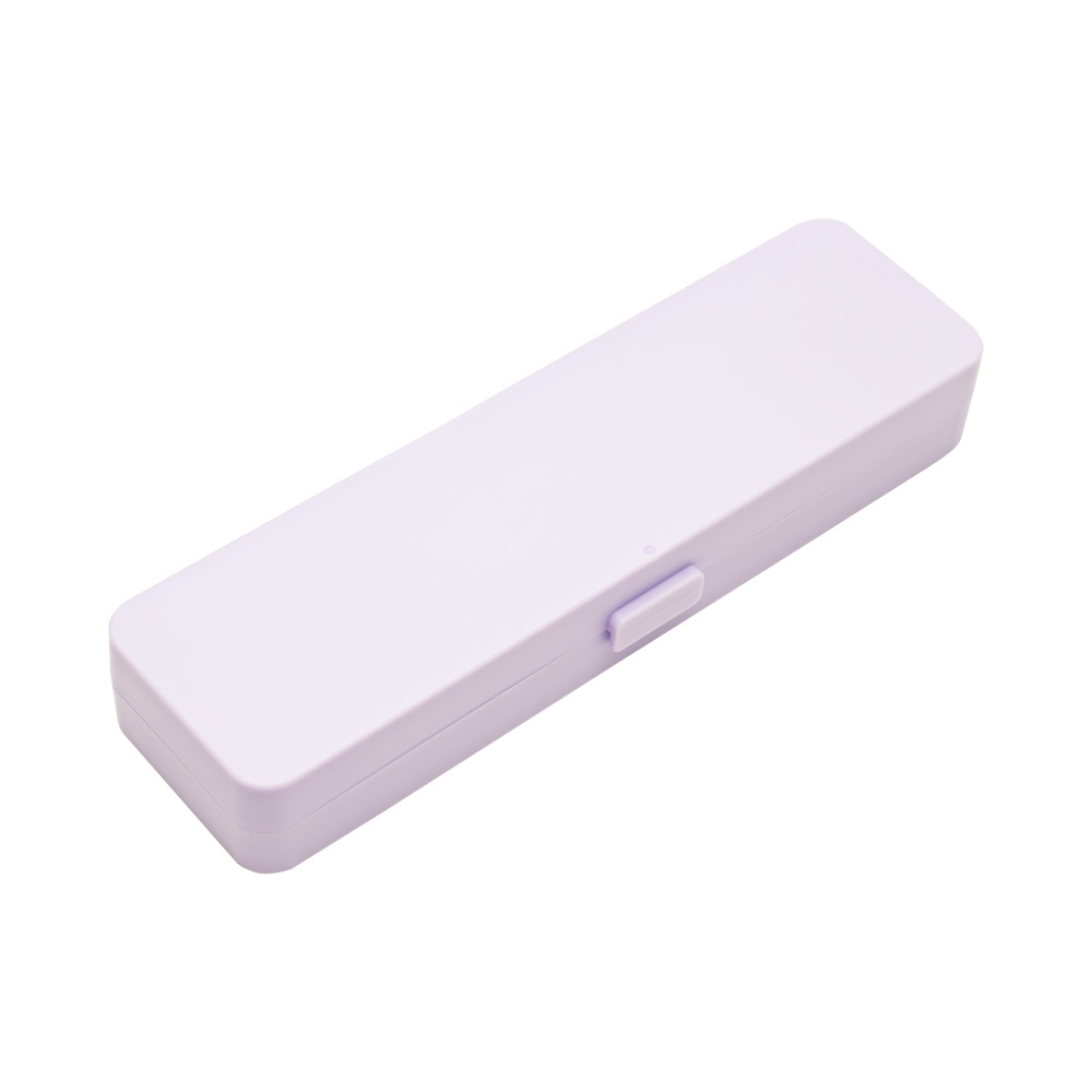 Caneta de Metal com Estojo plastico LILAS