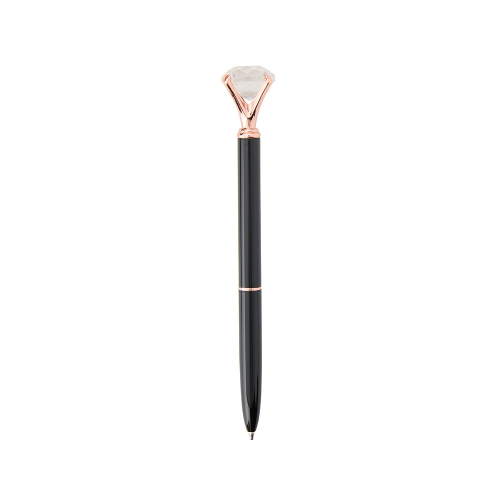 Caneta Metal Diamante PRETO