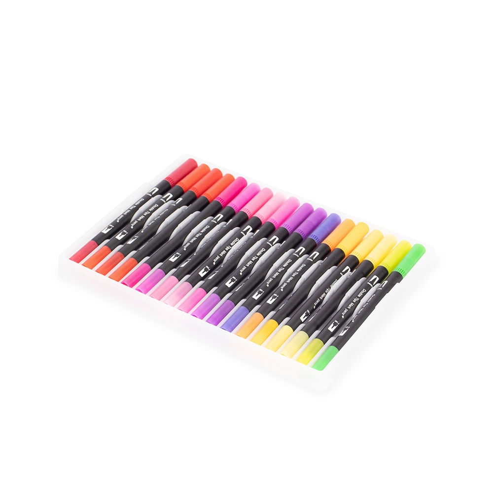 Kit Canetinhas Ponta Dupla Cores 23794d2