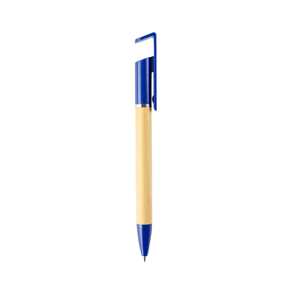 Caneta Ecologica com Suporte para Celular AZUL