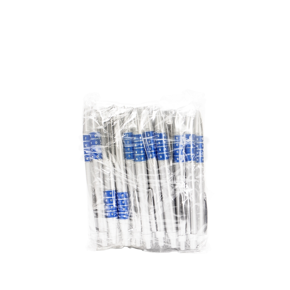 Pacote Caneta Plastica com 50pcs AZUL