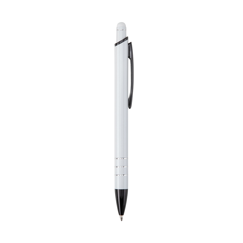 Caneta Metal Touch BRANCO