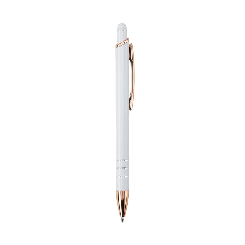 Caneta Metal Touch BRANCO
