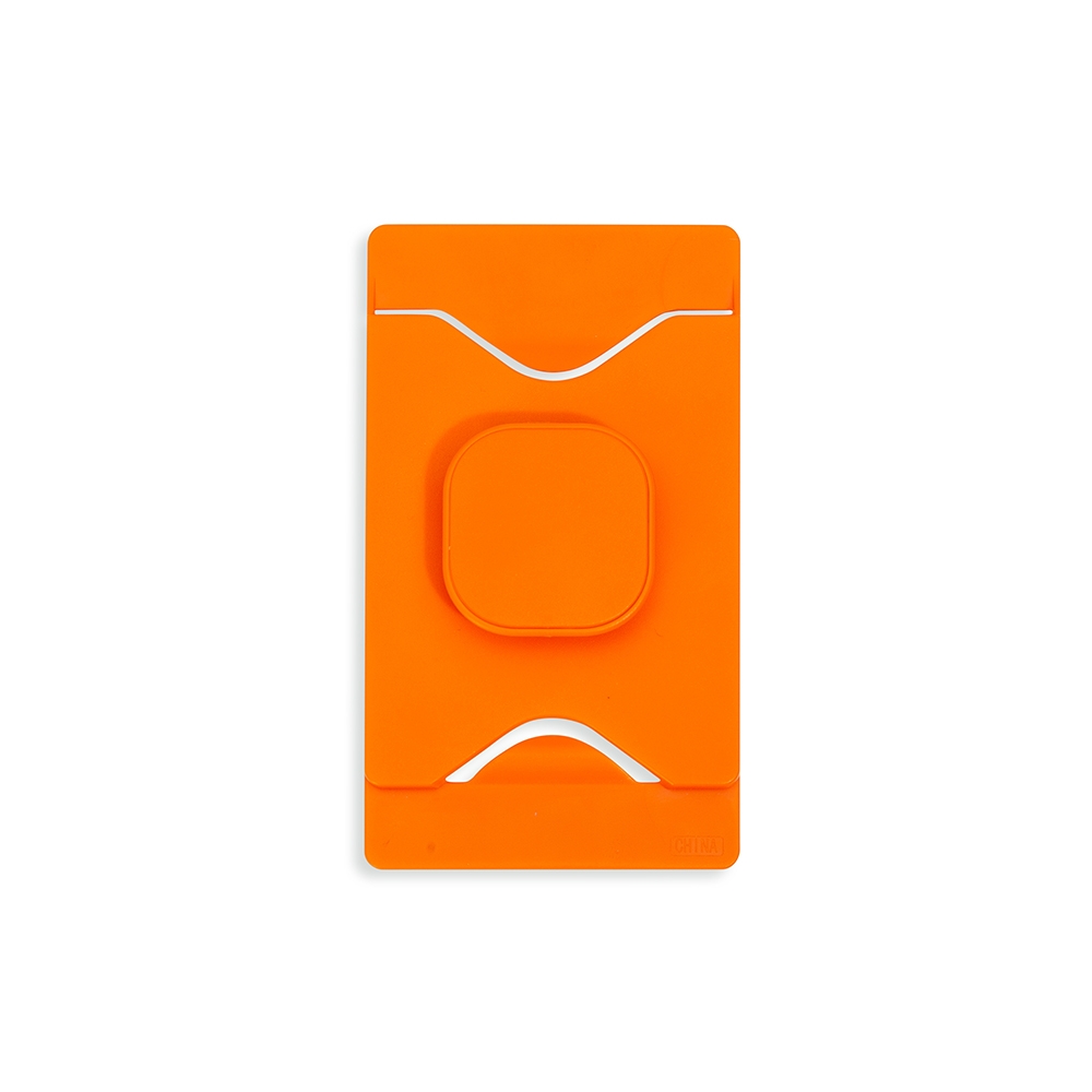 SUPORTE P CELULAR PORTA CARTAO LARANJA