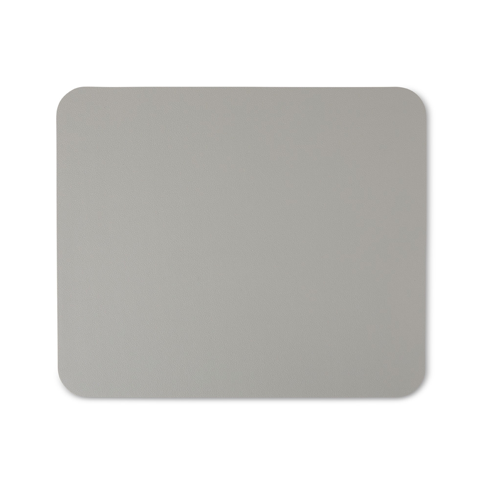 Mouse Pad Couro Sintetico CINZA