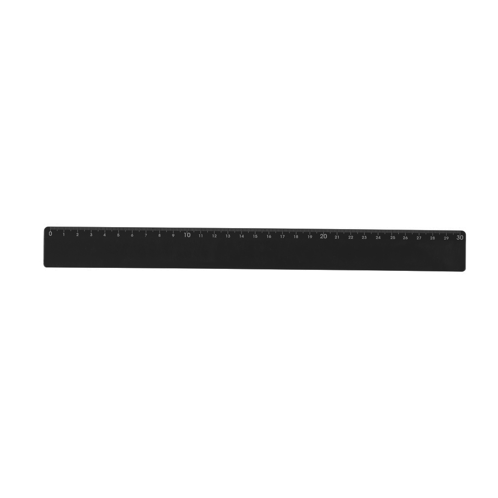 Regua Plastica 30cm PRETO