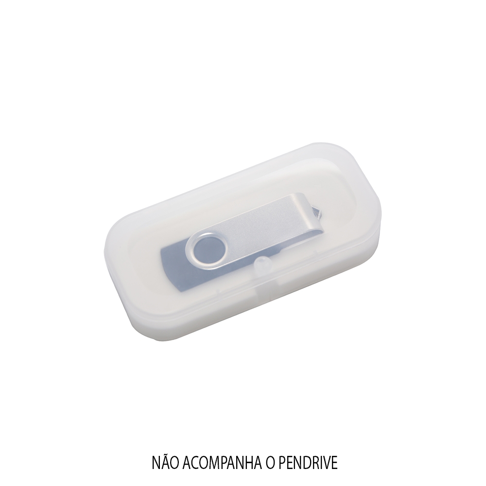 Estojo Plastico para Pen Drive TRANSPARENTE 4668d1