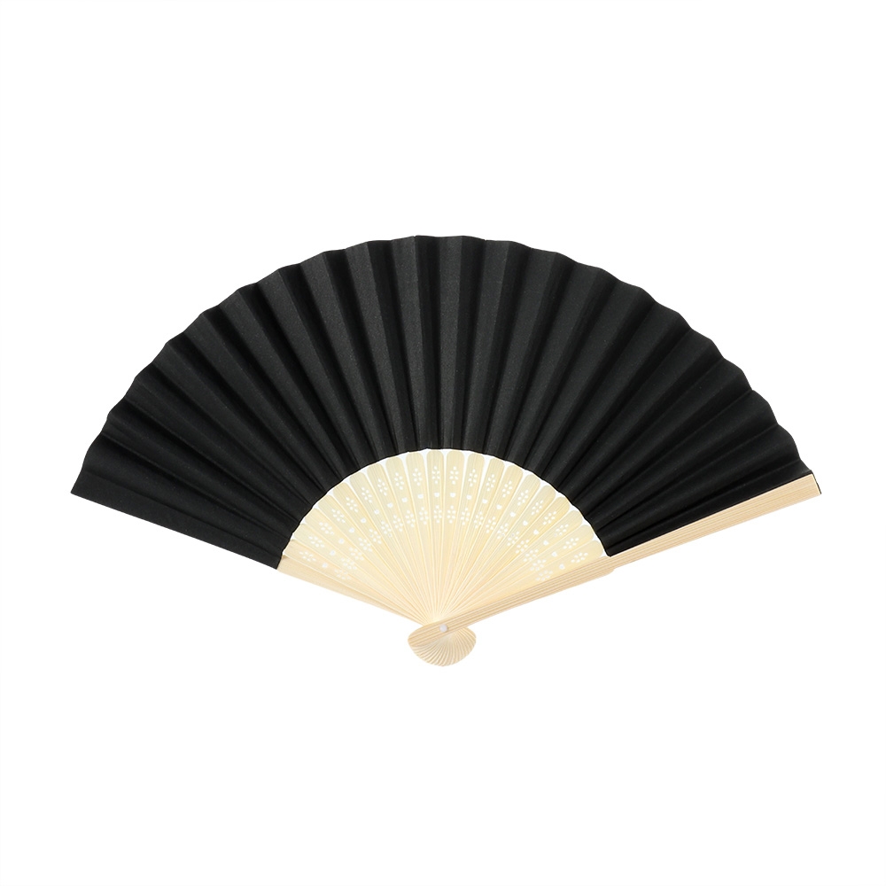 Leque Bambu PRETO