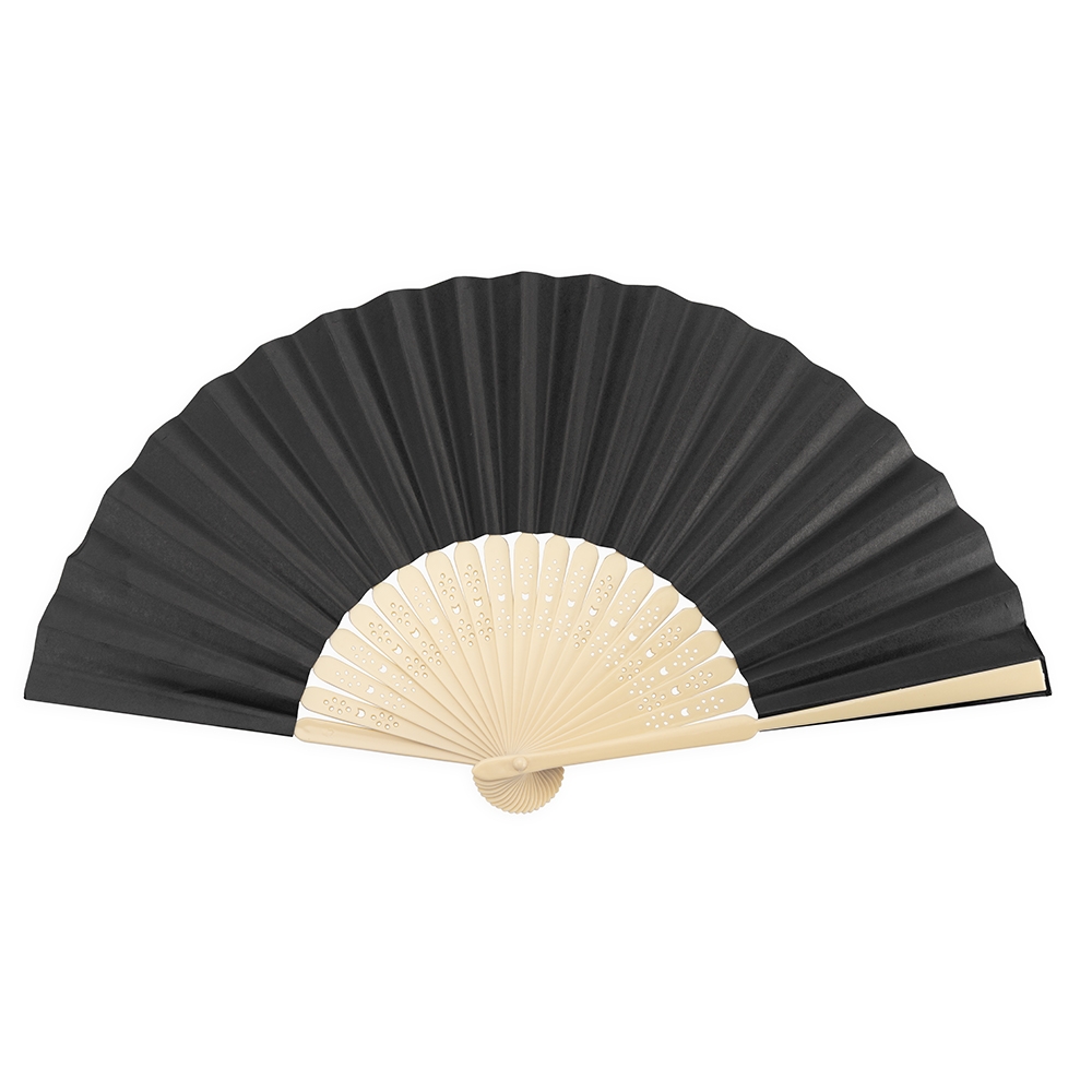 Leque de Papel PRETO