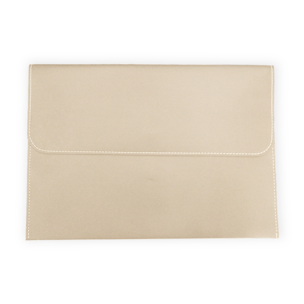 Pasta Envelope de Couro BEGE