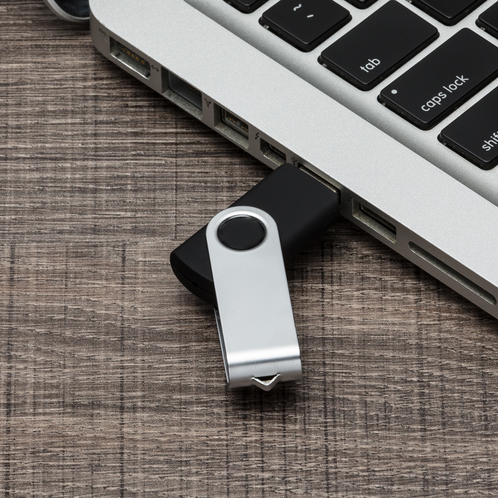Pen Drive SM Giratorio Metal 4GB PRETO 4161d2