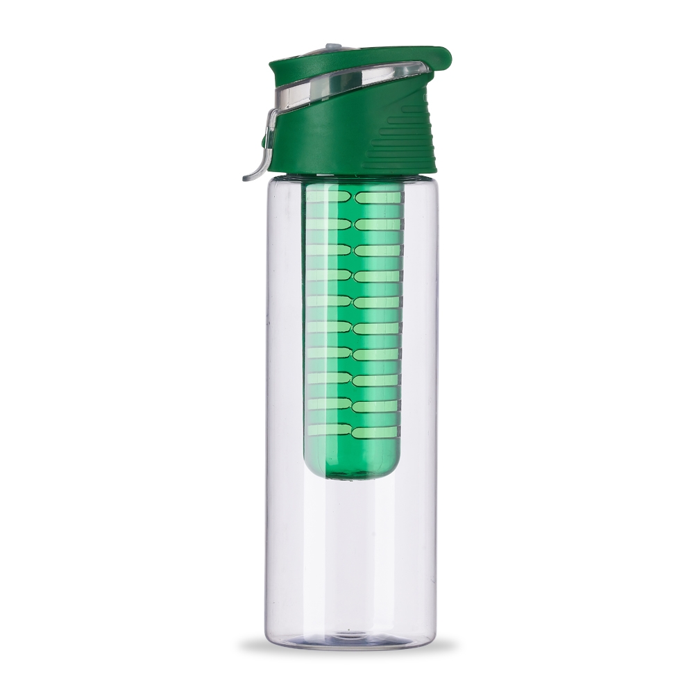 Squeeze Plastico 700ml com Infusor VERDE ESCURO