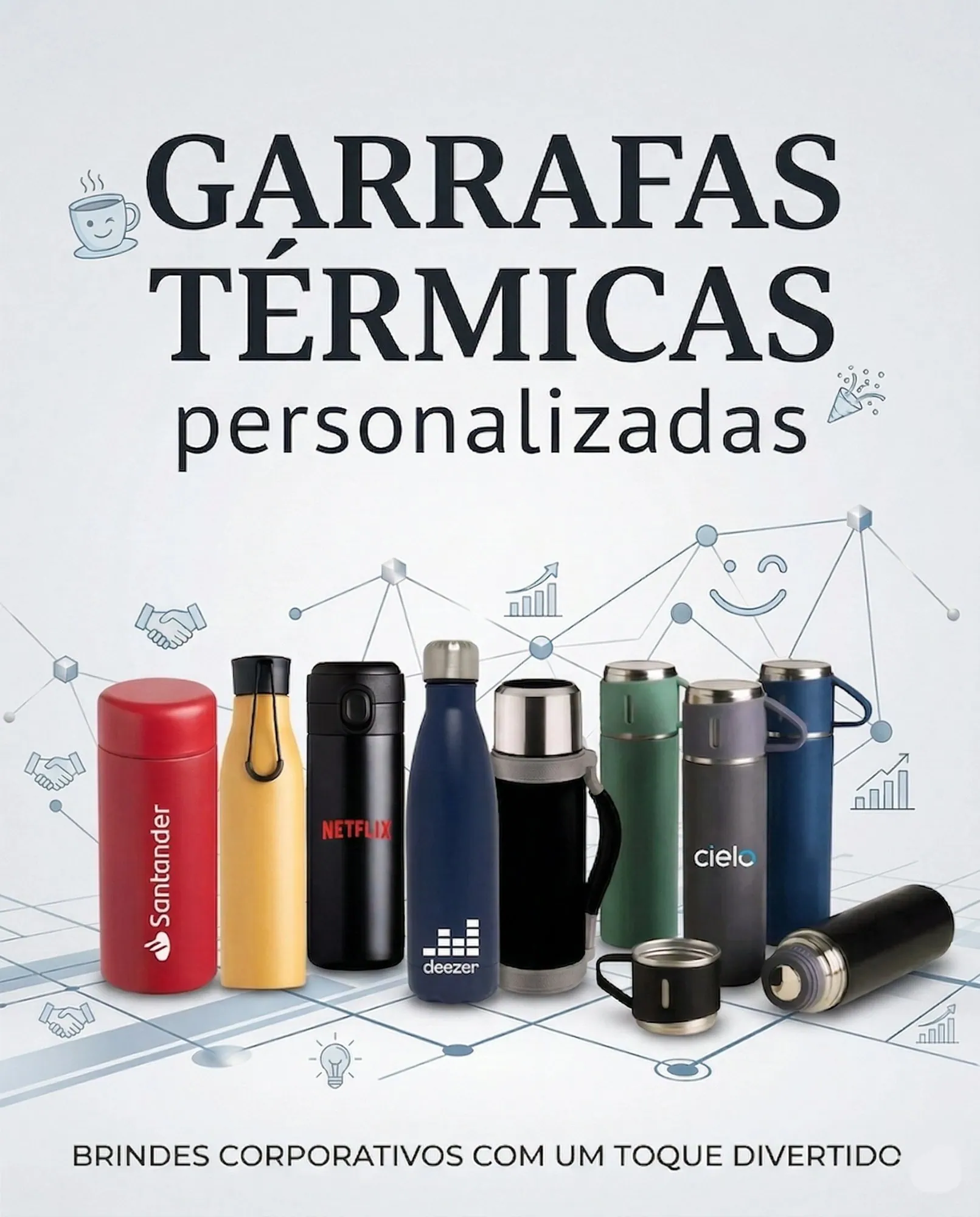 Garrafas térmicas personalizadas